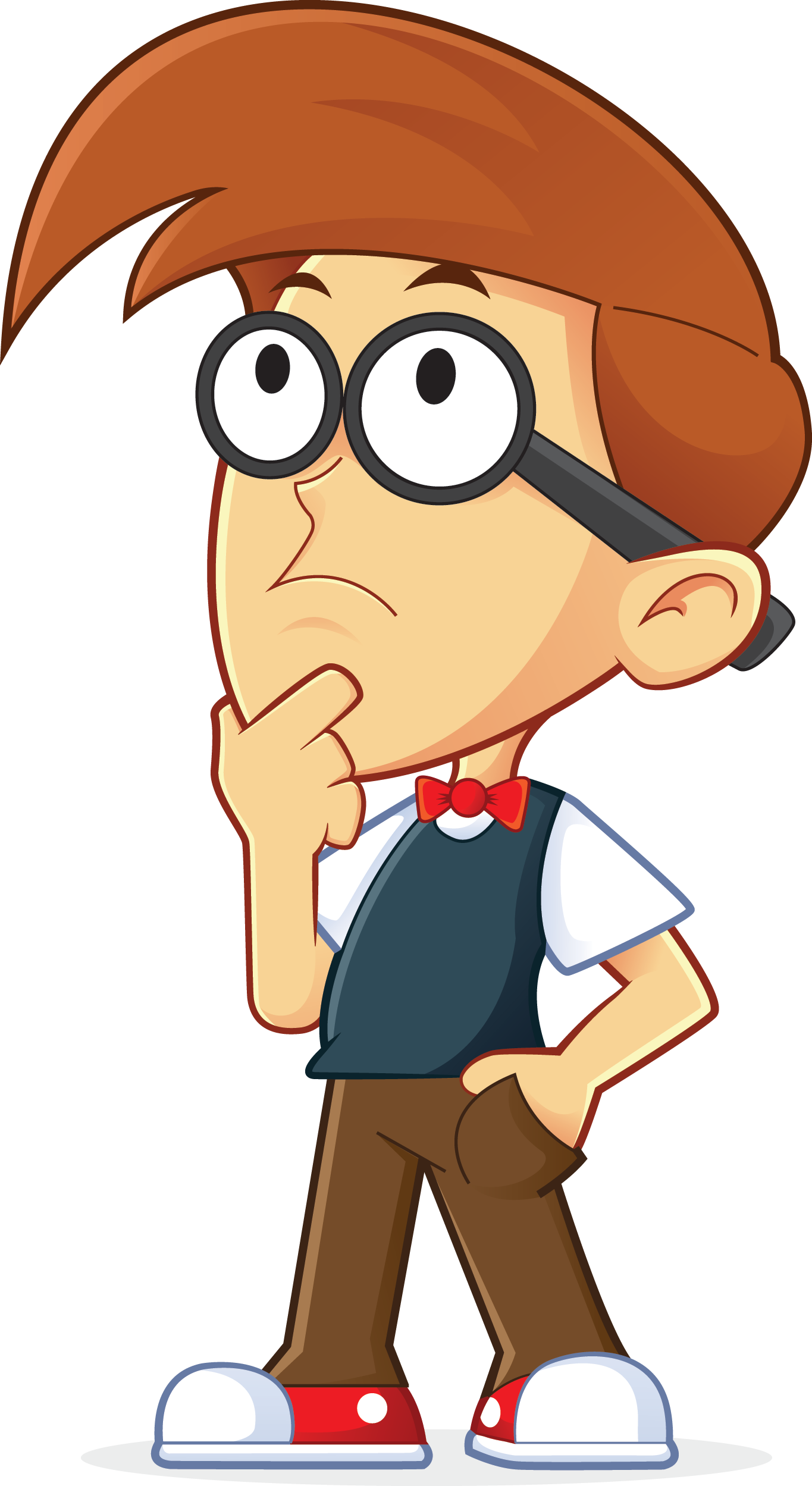 Free Nerd Geek Thinking People High Resolution Clip Art 1 | All ...