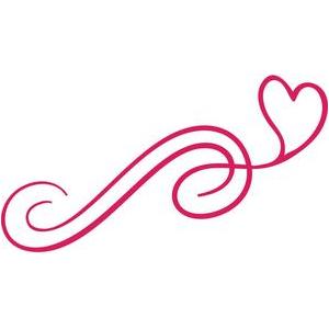Silhouette Design Store - View Design #109396: pretty heart flourish