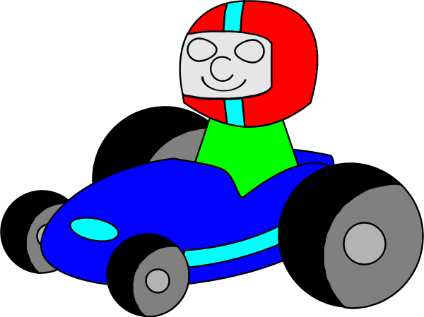 Clip Art Fast Go Cart Clipart