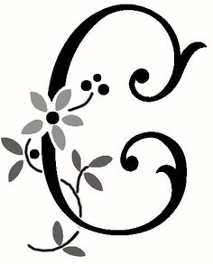 Fancy letter c clipart