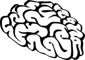 Grayscale Colored Brain Free Vectors - DeluxeVectors.com