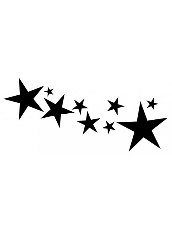 Tribal Stars Tattoo - Temporary Tattoos for kids - Tattootatu