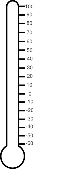 Thermometer Black And White Clipart