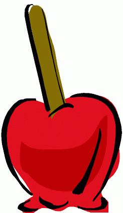 Candy apple clip art