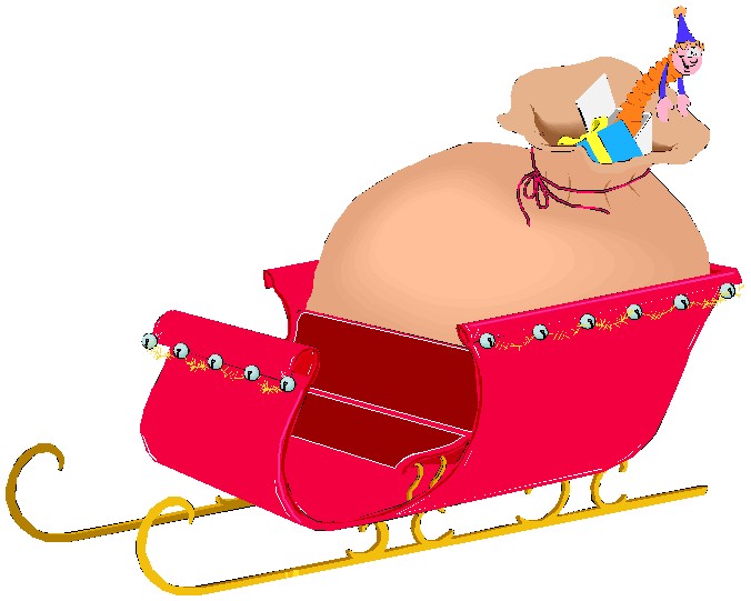 Sleigh Clip Art - Tumundografico