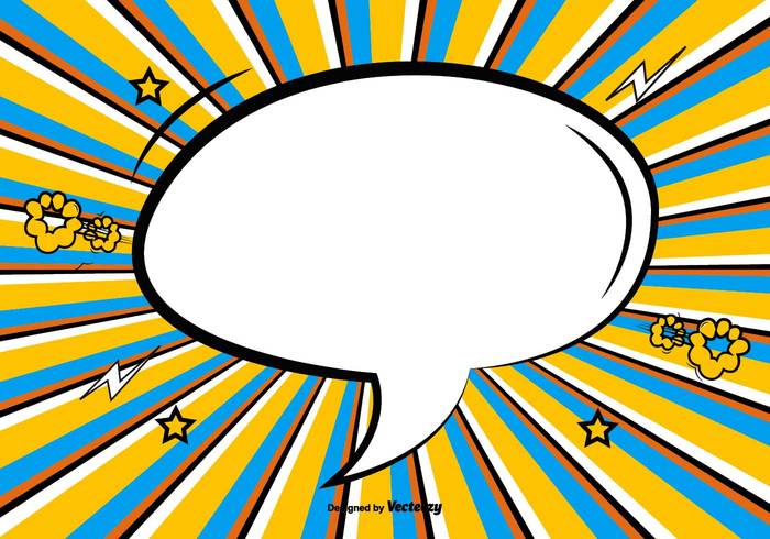 Comic Style Background Illustration - Download Free Vector Art ...