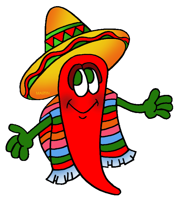 Mexican chili pepper clipart