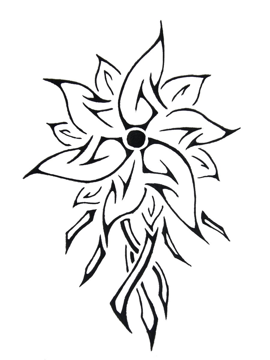 Flower Tribal - ClipArt Best