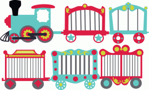 Circus Train Clipart