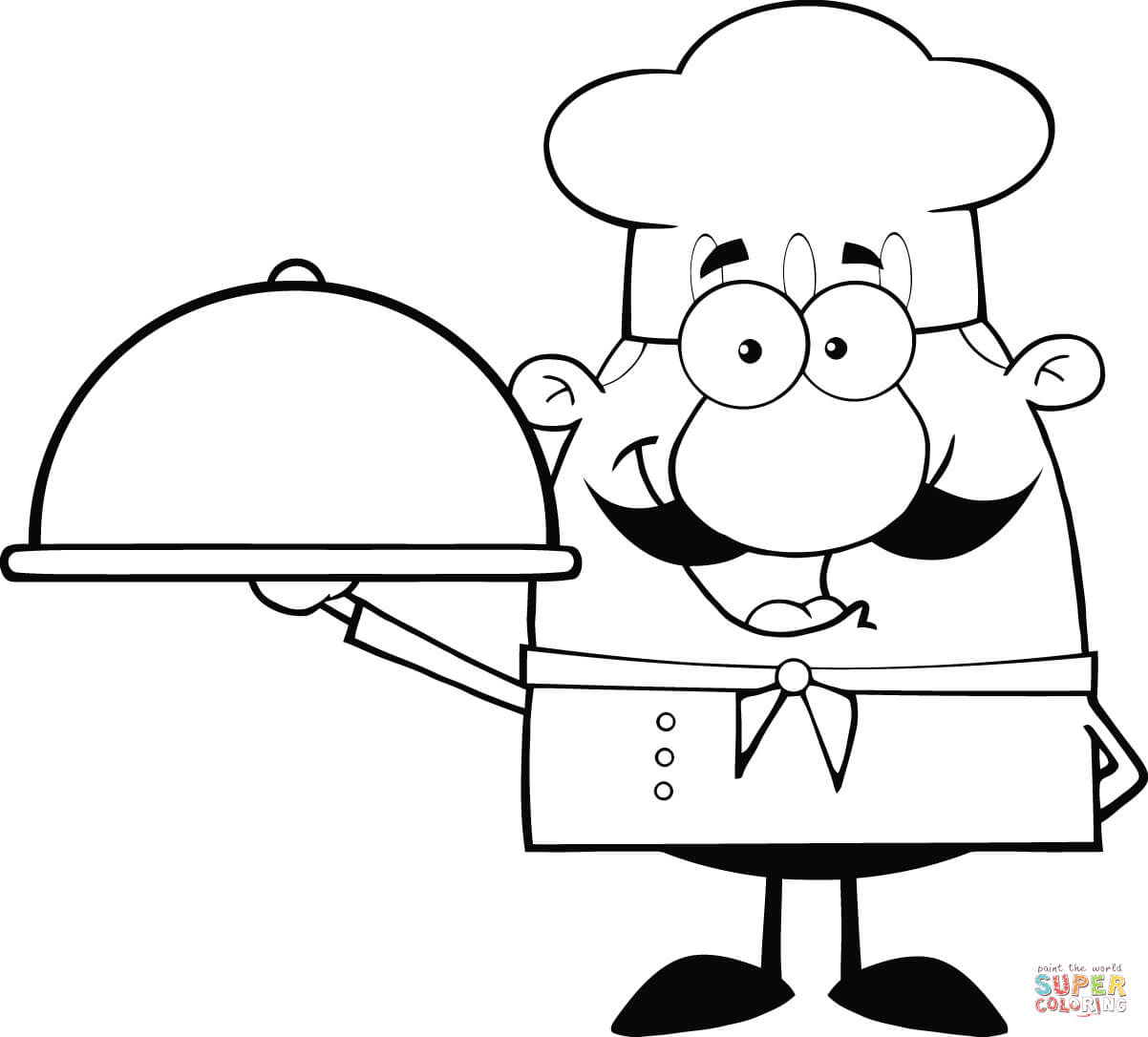 A Postal Carrier Holds a Envelope coloring page | Free Printable ...