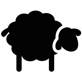 Sheep Silhouette | Silhouette of Sheep