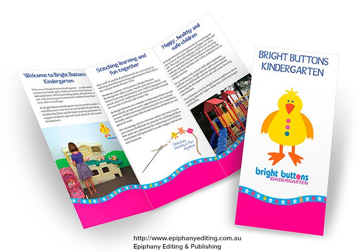 The school, Flyers and Buttons