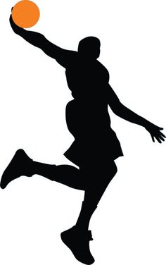 Basketball, Silhouette and Etsy