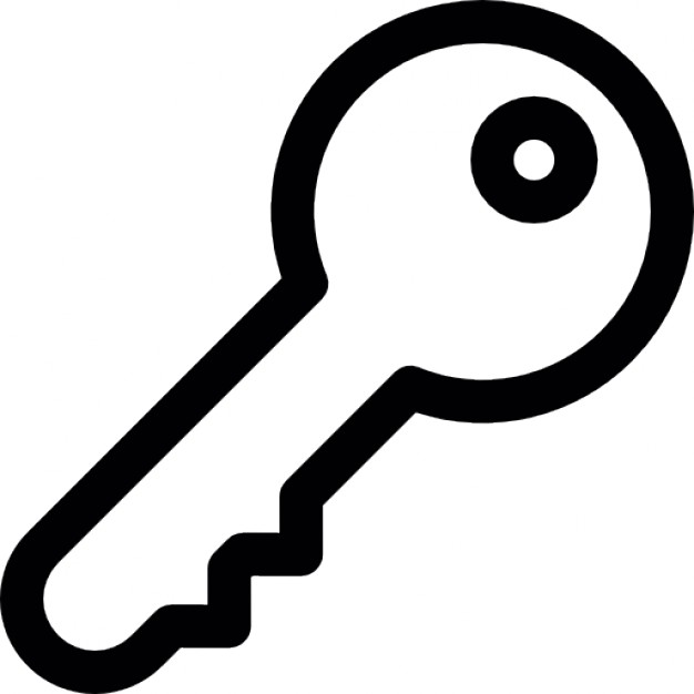 Key outline Icons | Free Download