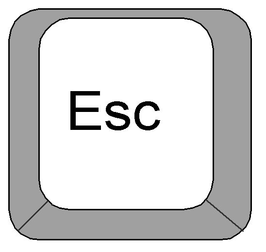 Computer keyboard key clipart