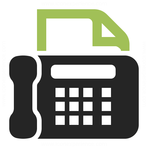 IconExperience Â» O-Collection Â» Fax Machine Icon