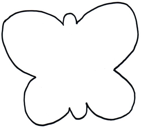 Best Photos of Butterfly Cut Out Template - Butterflies Cut Out ...