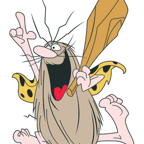 â?? Captain Caveman Vector Logo / Free Download