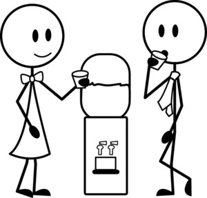 Free old woman on phone figure clipart