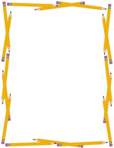 Pencil Border Designs - ClipArt Best