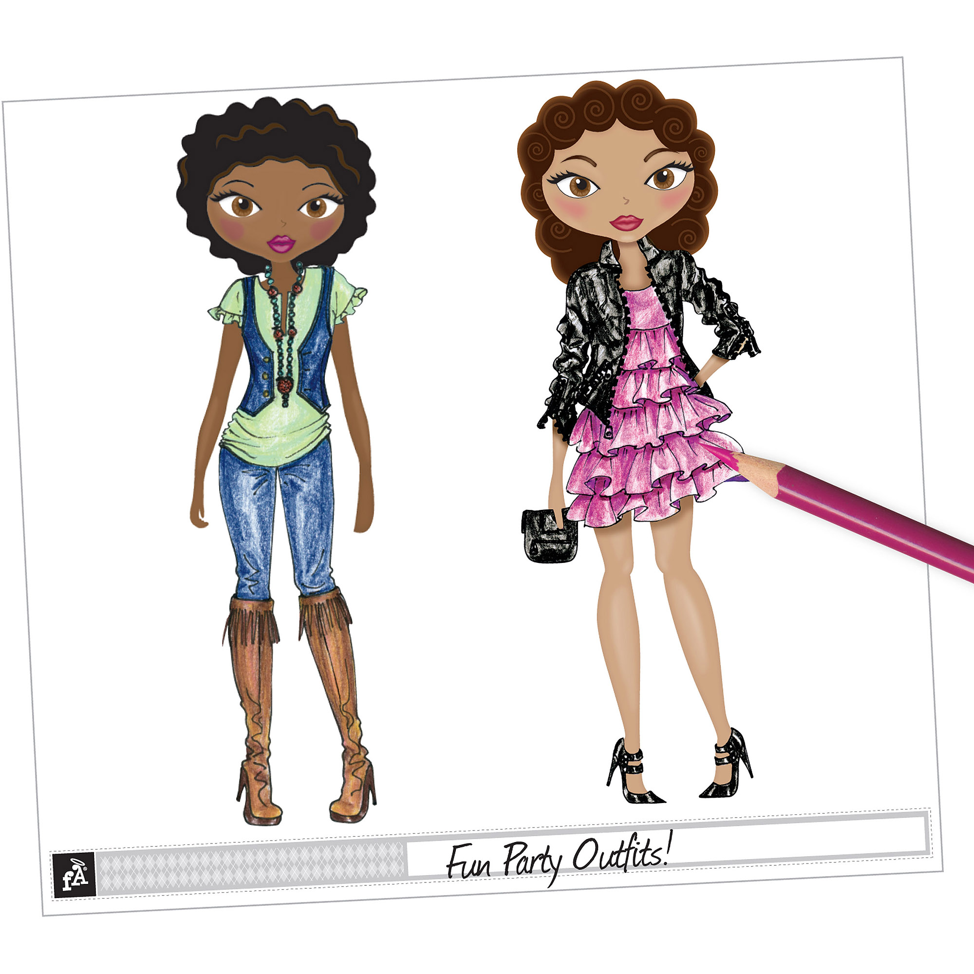 Fashion Angels Fashion Design Sketch Portfolio - Walmart.com