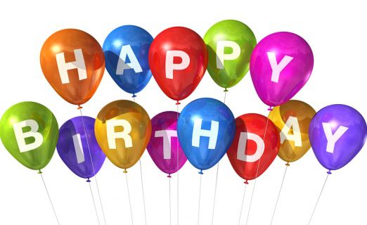 Happy Birthday Colorful Ballon | imagefully.com
