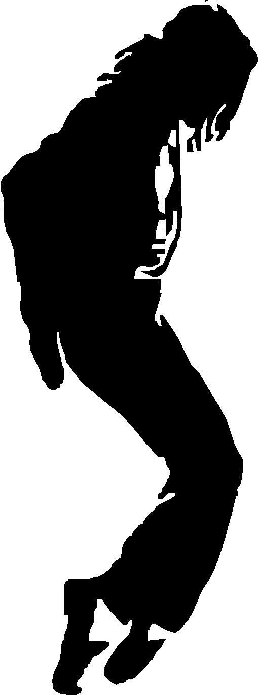 Michael Jackson silhouette...vinyl lettering by uniquevinyldesigns