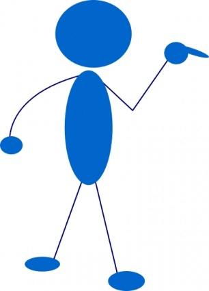 Download Stickman Point clip art Vector Free