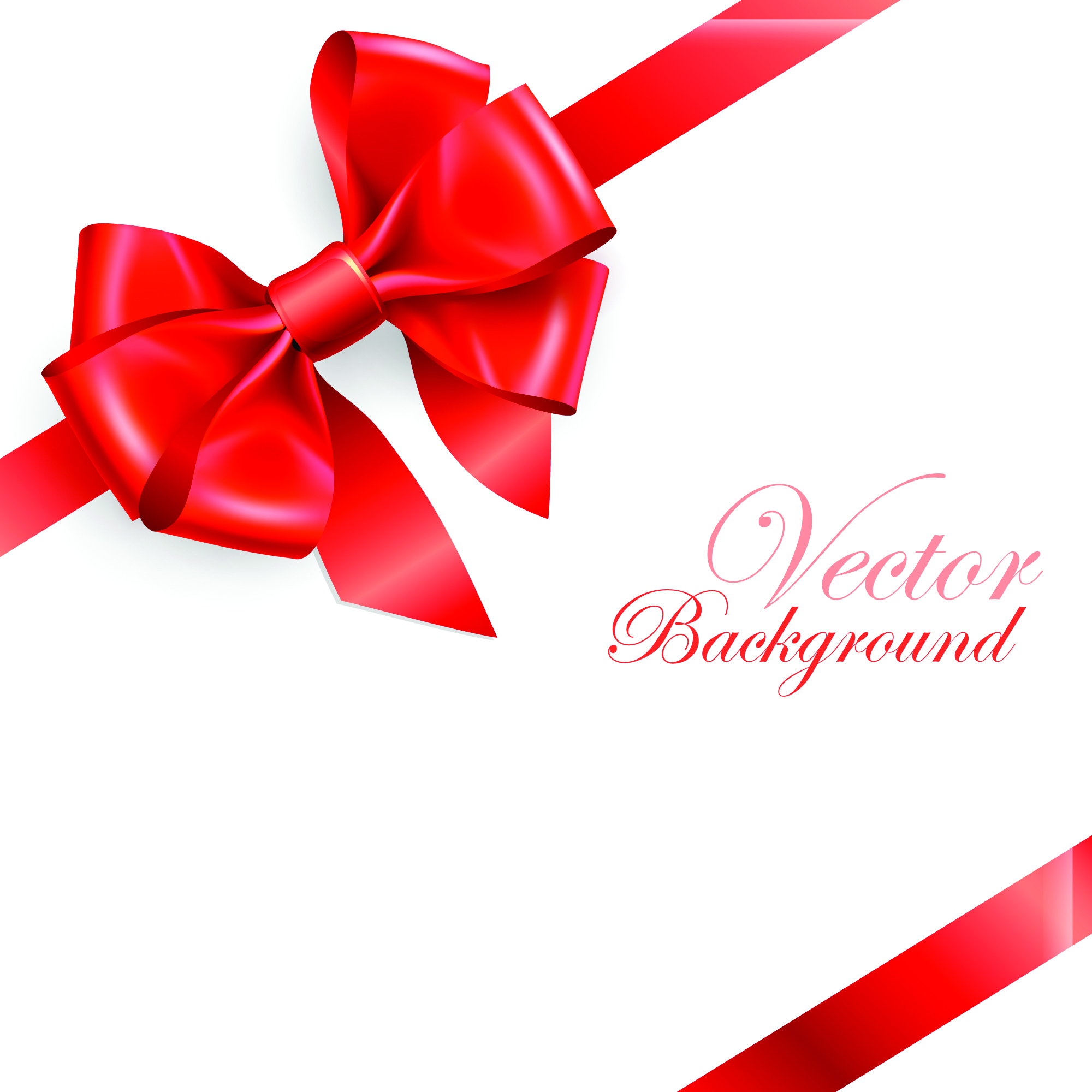Beautiful ribbon bow 03 vector Free Vector / 4Vector