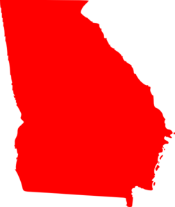 Georgia Red clip art - vector clip art online, royalty free ...
