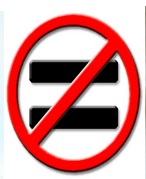 not equal sign | Andrew's Perspective on Legal Matters