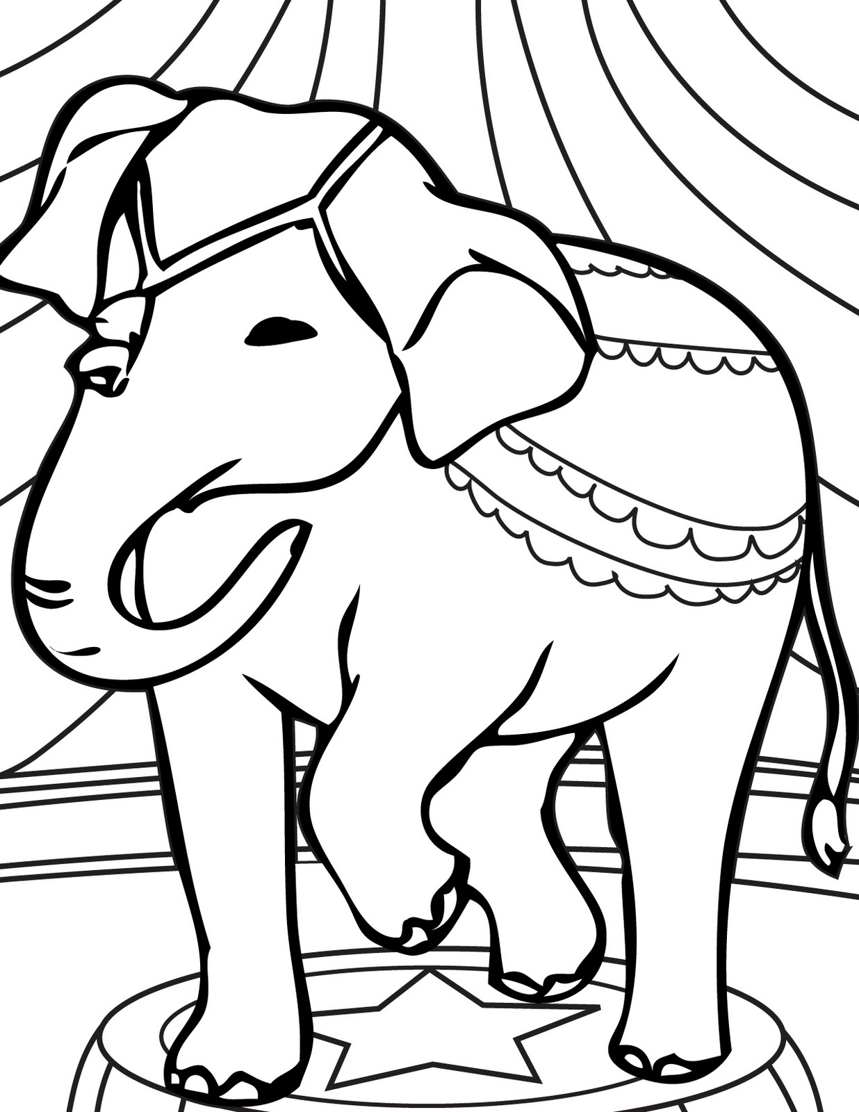 Elephant Drawings For Kids - ClipArt Best