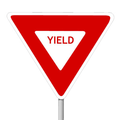 Yield sign 3D Model - FormFonts 3D Models & Textures