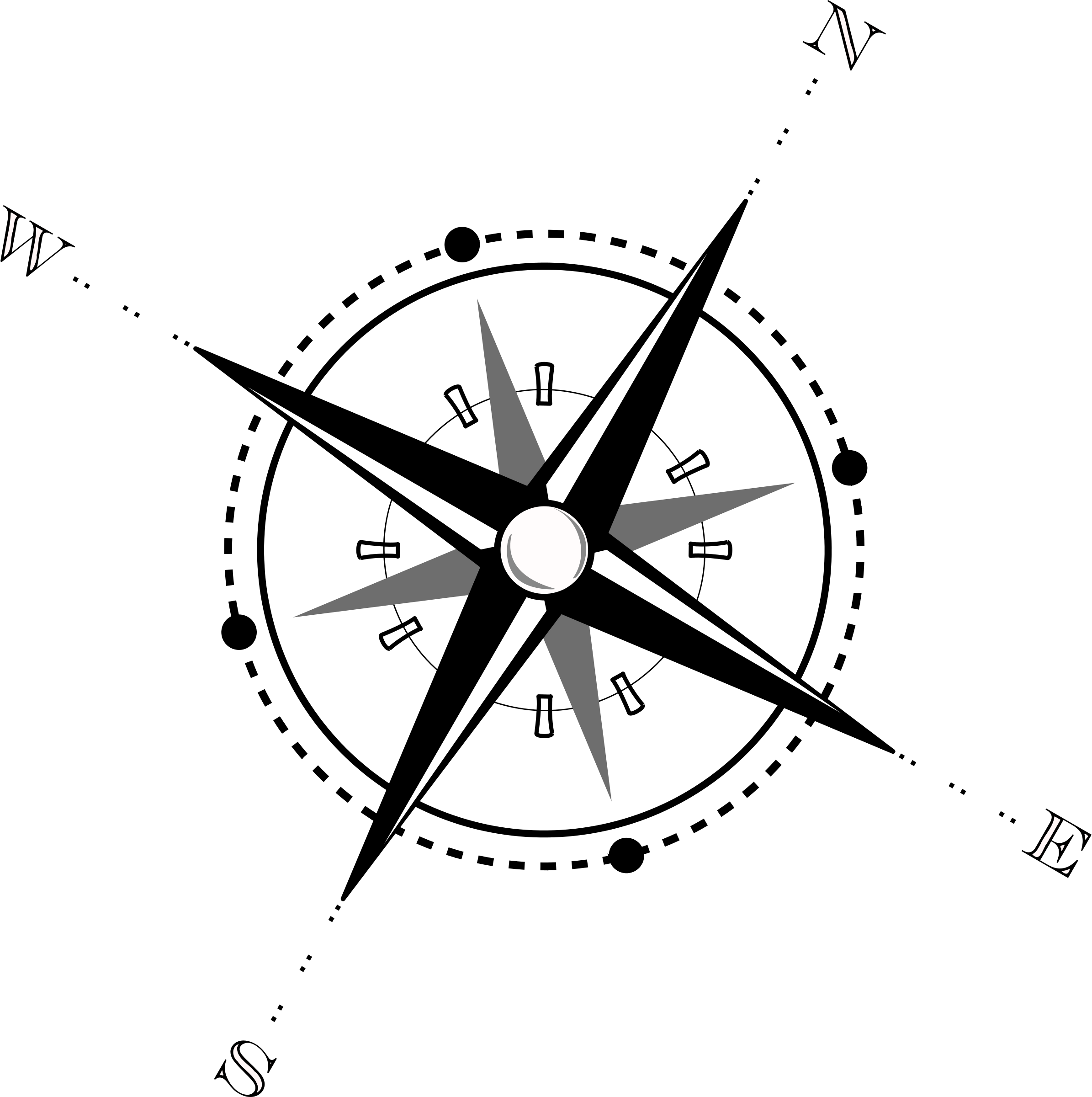 Clipart - Compass