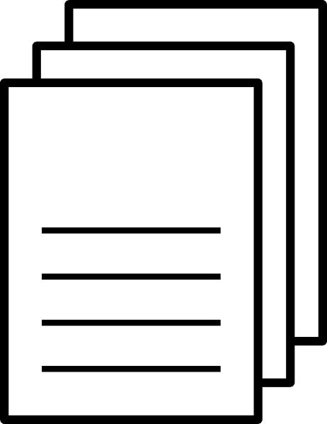 Sheets Of Paper clip art - vector clip art online, royalty free ...