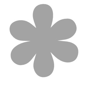Six Petal Flower Template - ClipArt Best