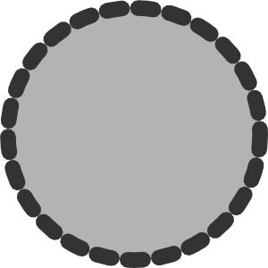 Dotted Circle clip art - vector clip art online, royalty free ...