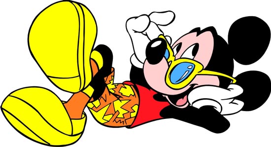 Disney cartoon vector cliparts