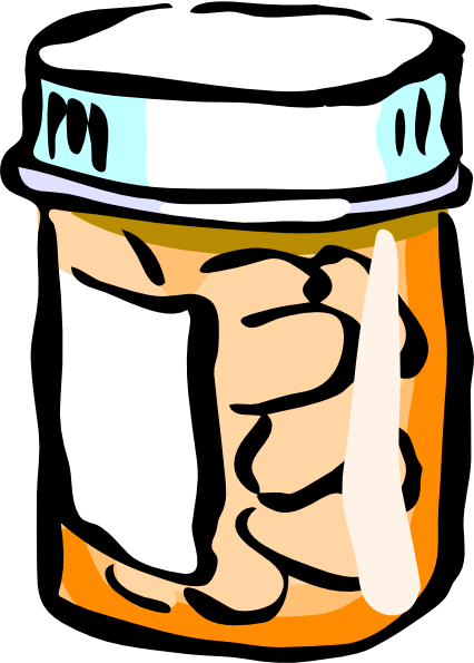 Medicine Bottle clip art - vector clip art online, royalty free ...