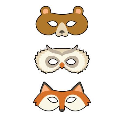 Animals Masks Templates - ClipArt Best