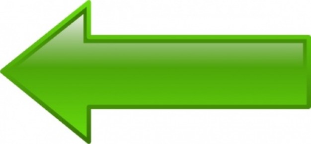 Arrow-left-green clip art | Download free Vector
