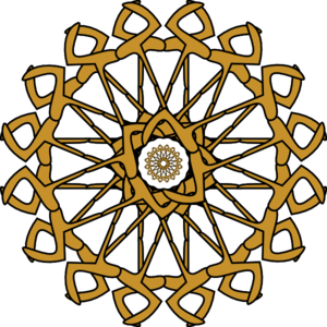 Rosette 2 clip art - vector clip art online, royalty free & public ...