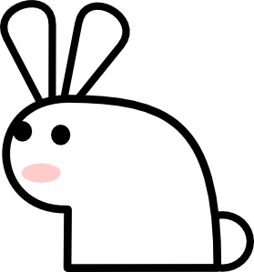 Rabbit clip art - vector clip art online, royalty free & public domain