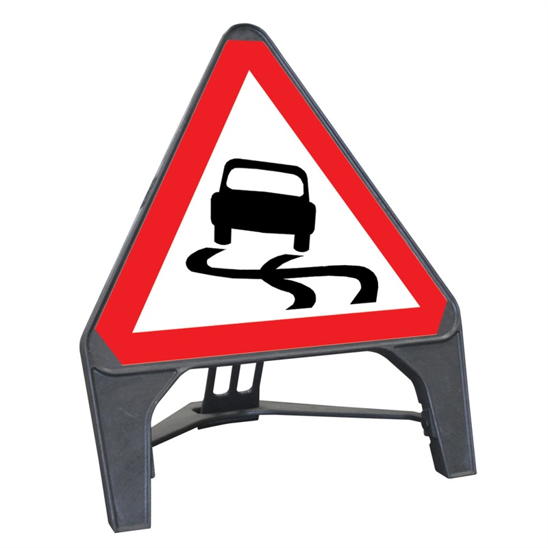 CuStack Slippery Road Sign - PF Cusack