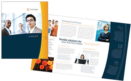 Free Graphic Design Tabloid Brochure Template