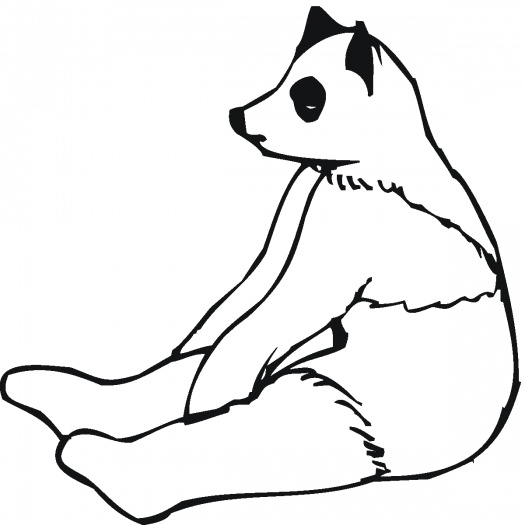 Panda coloring pages | Super Coloring