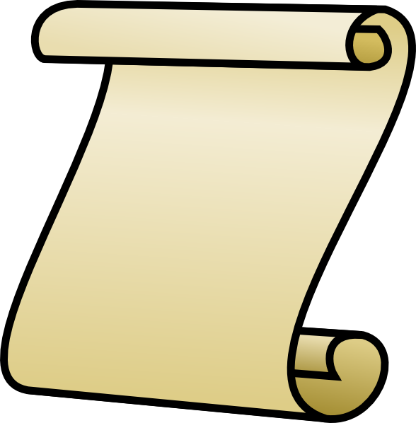 Scroll Parchment Background Or Border Clip Art Vector Tattoo Designs