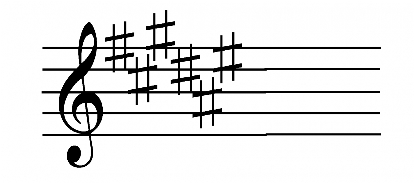 Treble Clef cartoon