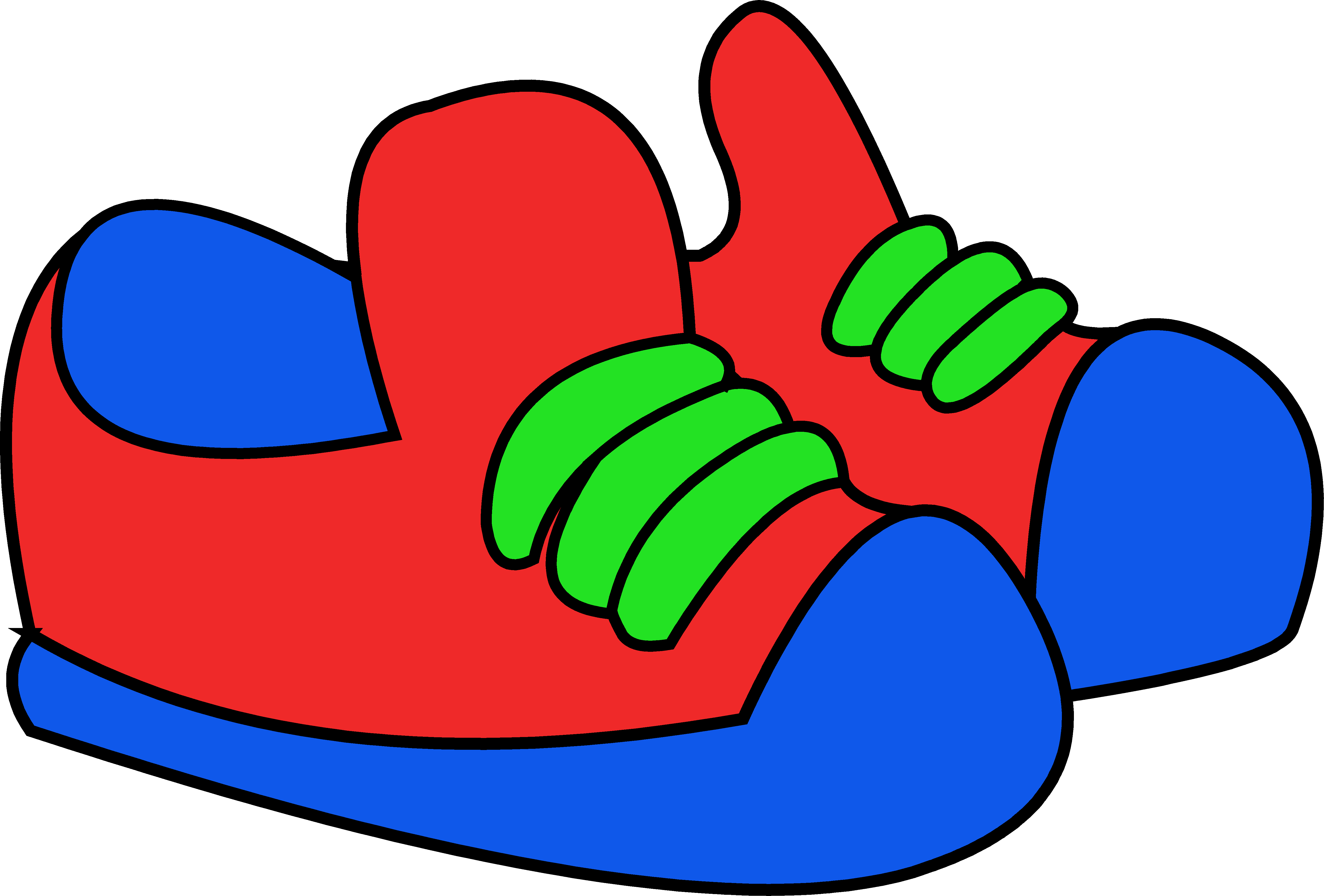 Clip Art Of Shoes - Tumundografico