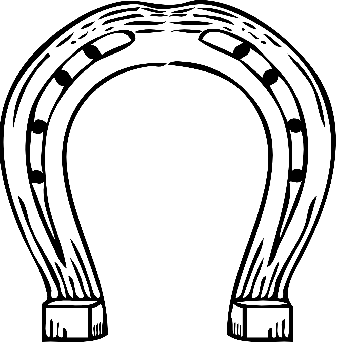 Drawings Of Horseshoes